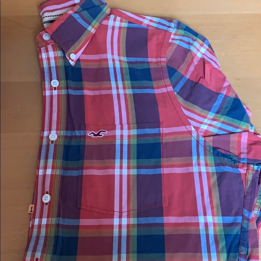 Men’s Hollister plaid ls shirt